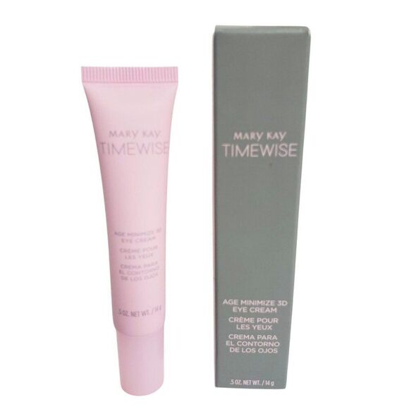 Mary Kay TimeWise Age Minimize 3D Eye Cream 0.5 Oz / 14g For All Skin Types - Picture 1 of 6
